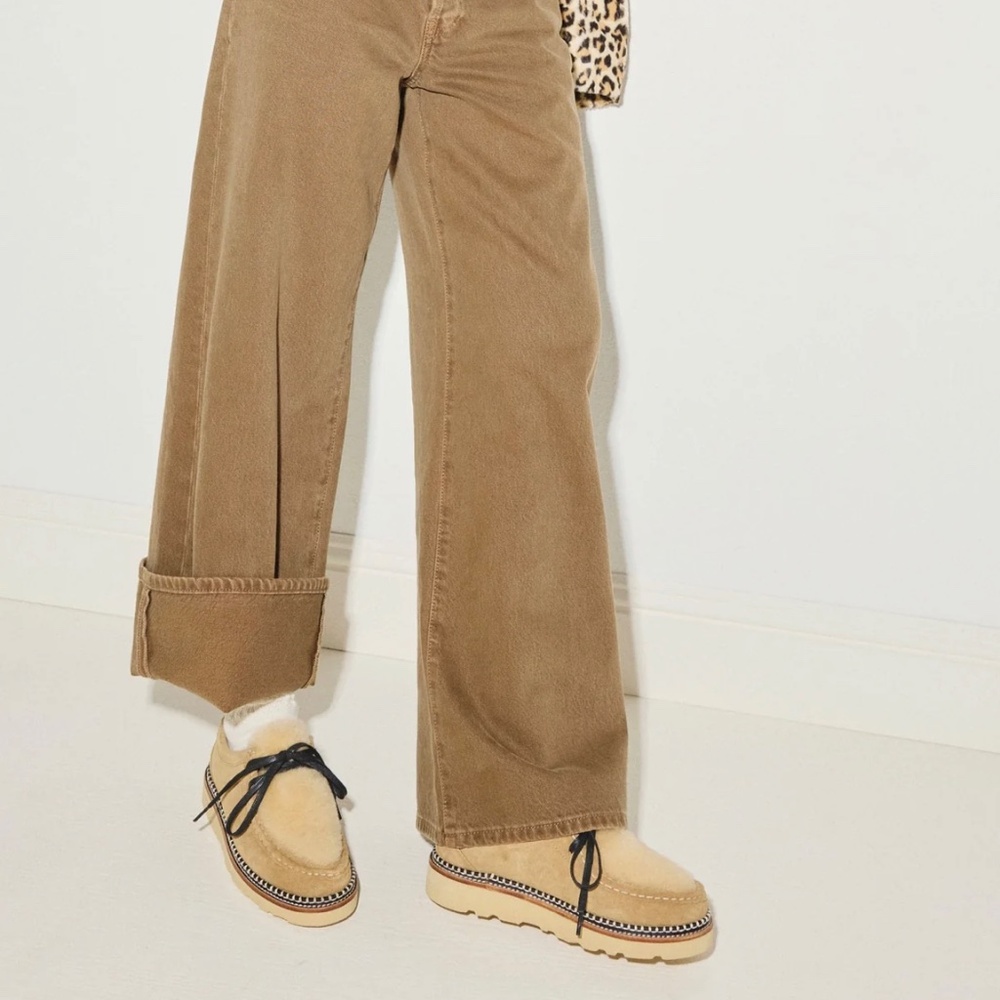 Freda Salvador Tan Suede Loafers